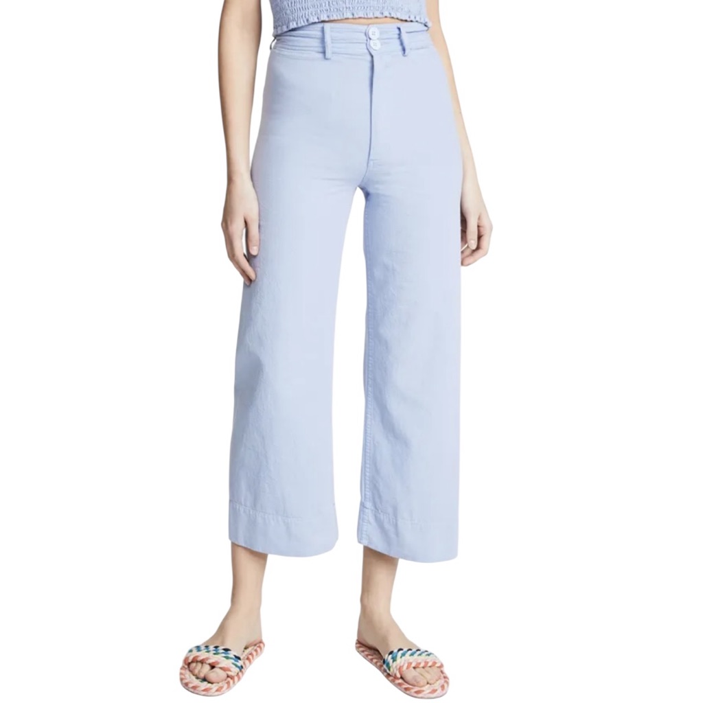 Apiece Apart Merida Cropped Wide Leg Pants